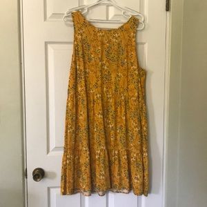 Yellow Floral Dress